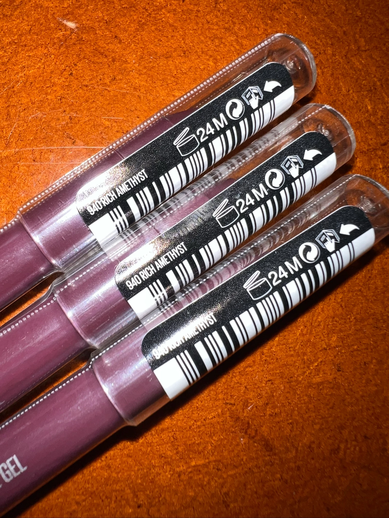Lot de 3 Crayons liner yeux 940 rich amethyst Maybelline neuf – photo 2